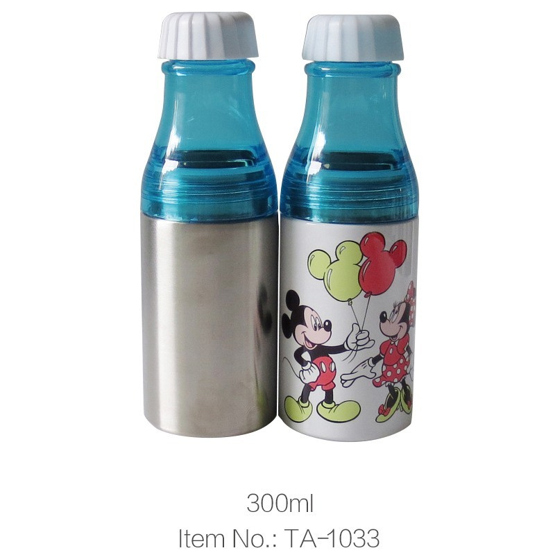 Bulk Purchase plastic and stainless Sport Bottle1