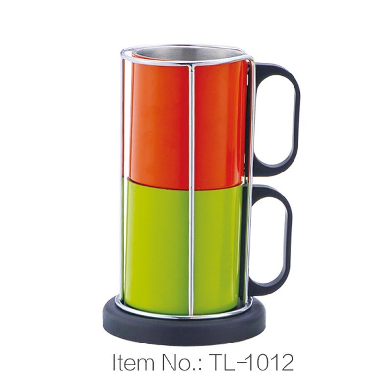 2021 New Style Thermos Coffee Travel Mug - Bulk Shape Stainless Reusable 220ml Coffee Cup – Jupeng