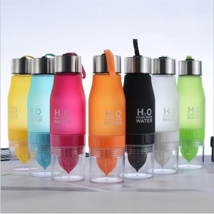 Chinese Cylinder Water Bottle With Fruit Infuser