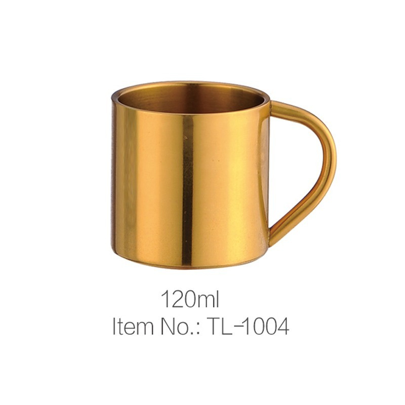 Commercial Fancy 120ml copper plating Metal Cup1
