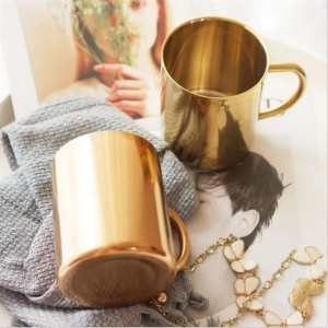 Commercial Fancy 120ml Copper Plating Metal Cup