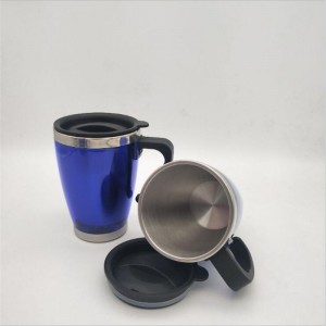Custom Logo Fruit Metal Insulated Coffee Cup