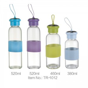 Custom Logo Home Glass Mineral Water Bottle