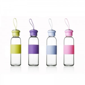 Custom Logo Home Glass Mineral Water Bottle