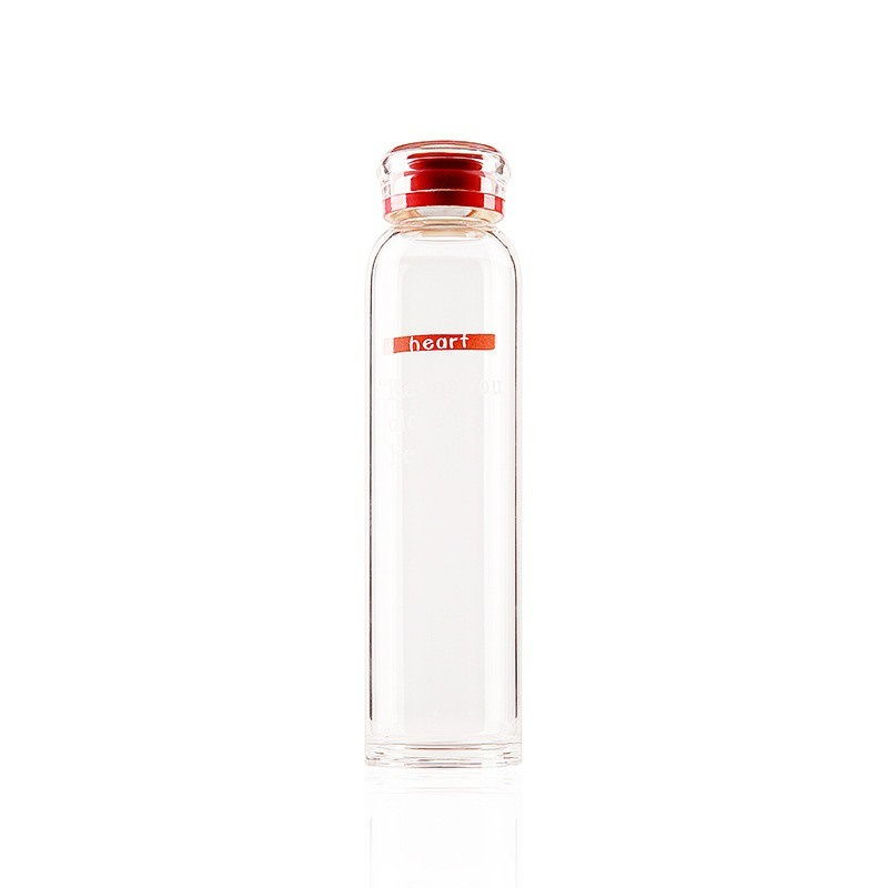 Hot sale Thermos - Custom Make Colored 550ml Glass Water Bottle – Jupeng