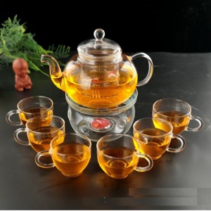 Customize China Glass Pot Tea Mug