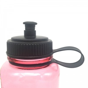 Customized Black blue pink Plastic Sport Bottle