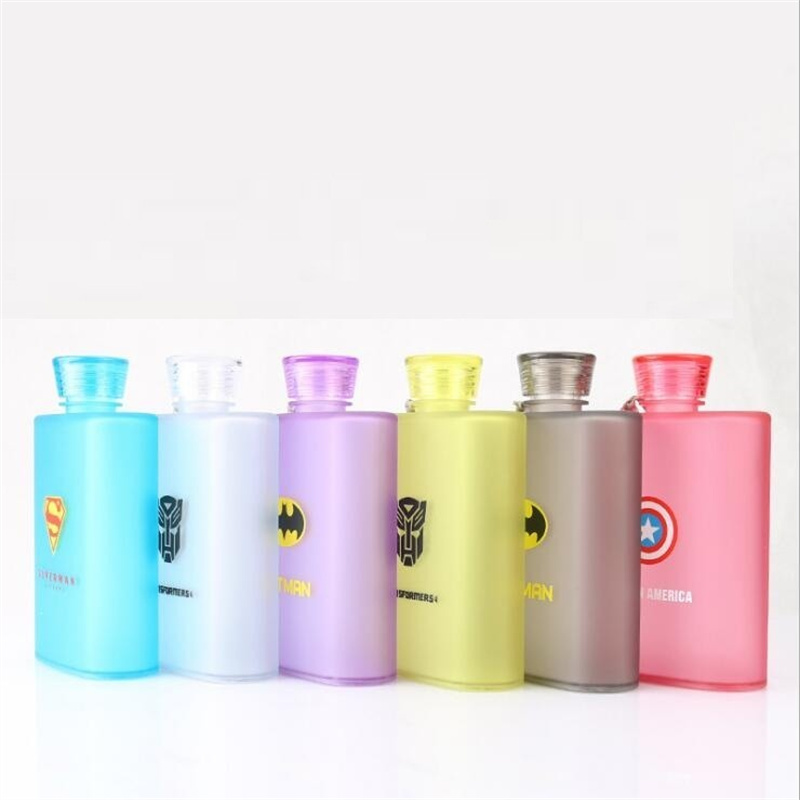 Renewable Design for Notebook Cup - Customized Drink Square Flat Water Bottle – Jupeng