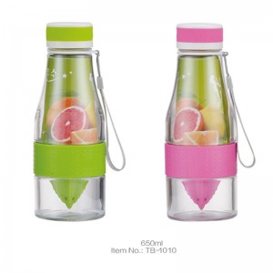 Logo Bpa Free Fruit Water Bottle Infuser