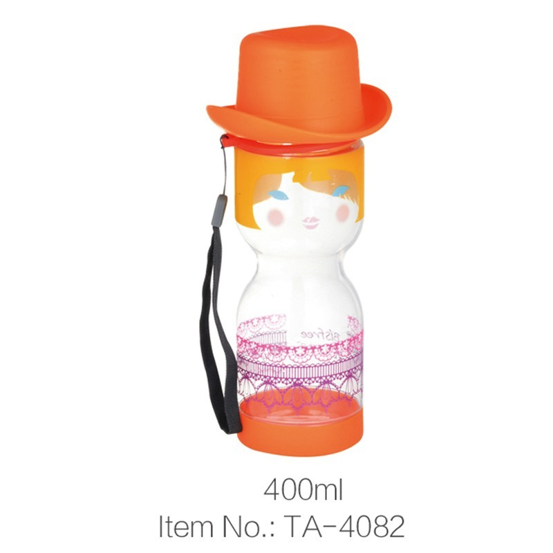 Best Price on Fruit Water Bottle - Logo Designs Gym Water Bottle With Hat Lid – Jupeng