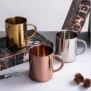 Logo Simple Stainless Steel Insulated Coffee Mug