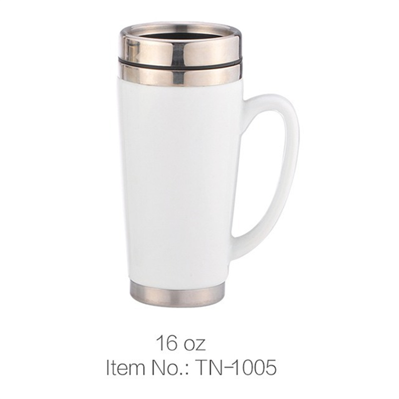 Discount Price Suction Bottle - OEM Reusable Ceramic Stainless Steel Mug – Jupeng