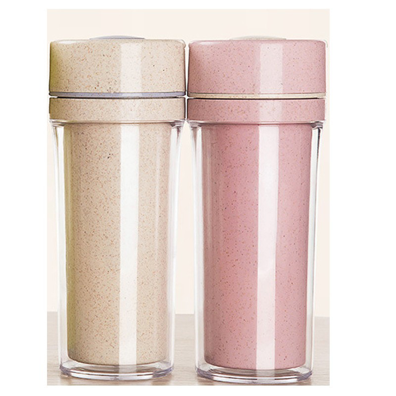 2021 High quality Cute Glass Cup - OEM Logo Wheat-Straw Mugs – Jupeng