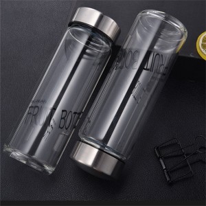 Preminum Bpa Free Water Bottle With Glass