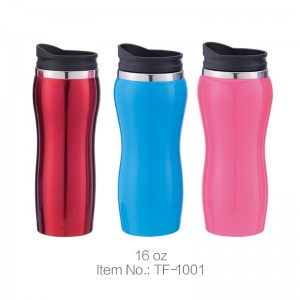 Factory For Cup Ceramic - Private Label Carrier Double Wall Travel Mug – Jupeng