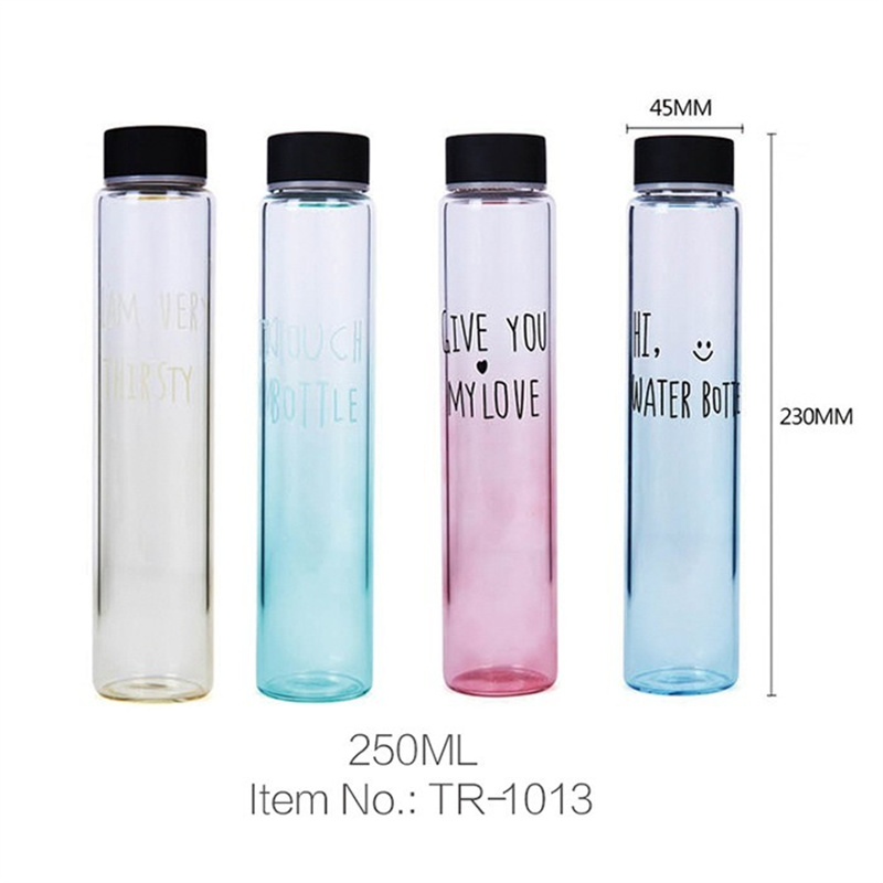 Private Label Fashion Glass Crystal Water Bottle1