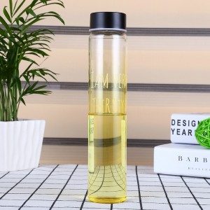 Private Label Fashion Glass Crystal Water Bottle