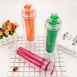Private Label New White Fruit Infuser Water Bottle