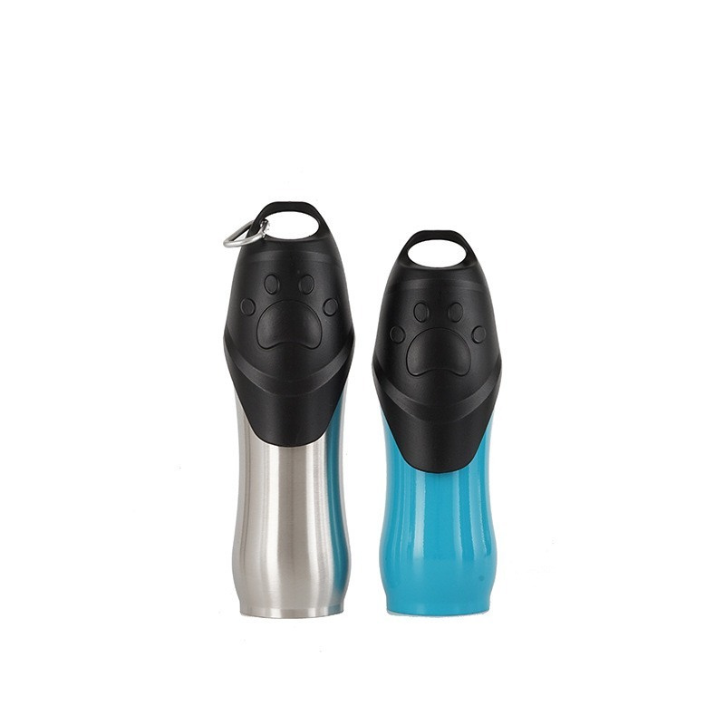 Promotion Simple Dog Bottle with carabiner1