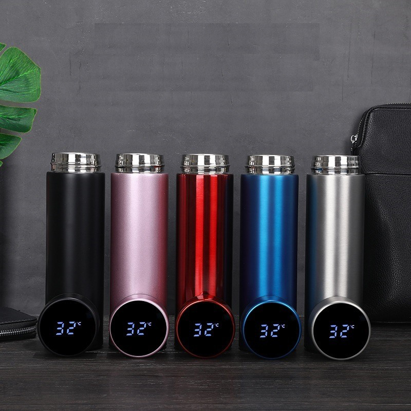 Renewable Design for Thermos Flask Stainless Steel - Promotional Cute Tempetature Display Cup – Jupeng