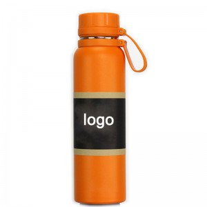 Outdoor large capacity travel thermos cup stainless steel