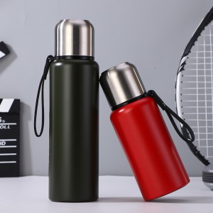 Creative stainless steel vacuum cup sports bottle