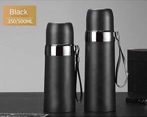 Simple and fashionable bullet head insulation pot with lifting rope