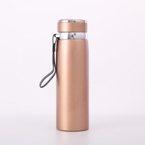 New 304 stainless steel thermos cup gradient sling travel bottle large capacity outdoor sports bottle