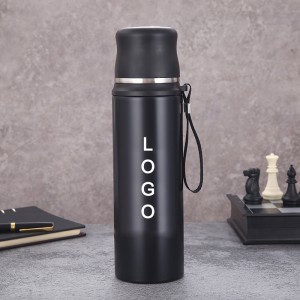 Outdoor portable bottle all steel vacuum insulated cup handle sports cup large capacity 304 stainless steel insulated bottle
