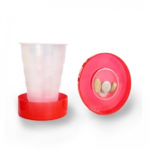 Supplier Screen Printing Plastic Collapsible Water Bottle