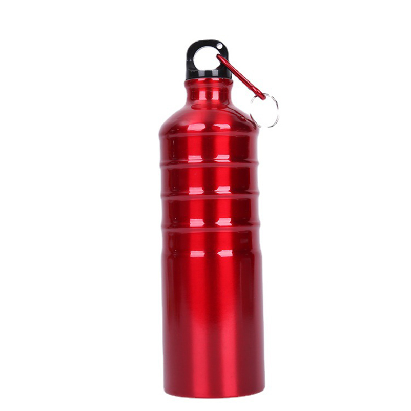 Ordinary Discount Water Hydrogen Bottle - 750ml aluminum waist shrinking sports bottle riding aluminum bottle with mountaineering buckle – Jupeng