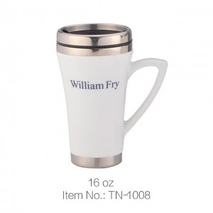 promotion Modern Ceramic Stainless Steel Cup