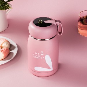 Mini thermos, female student bottle, portable water cup