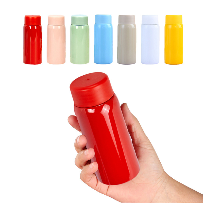 Mini thermos cup girls portable small capacity pocket cup Featured Image