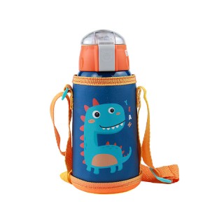 Thermos Cup Candy Kids Cartoon Hot Water Bottle Stainless Steel