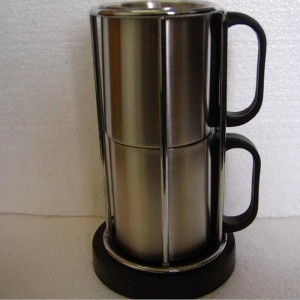 Bulk Shape Stainless Reusable 220ml Coffee Cup