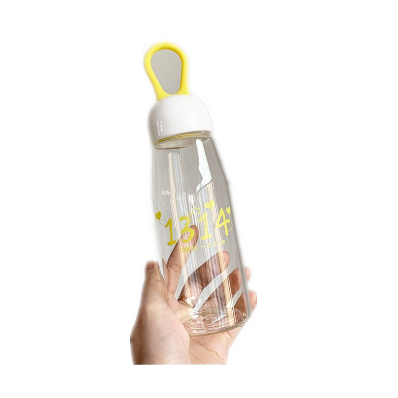 Bulk Coffee Glass Water Bottle With Lid Featured Image