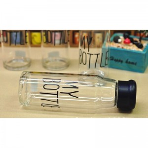 Wholesale Travel Coffee Voss Glass Water Bottle