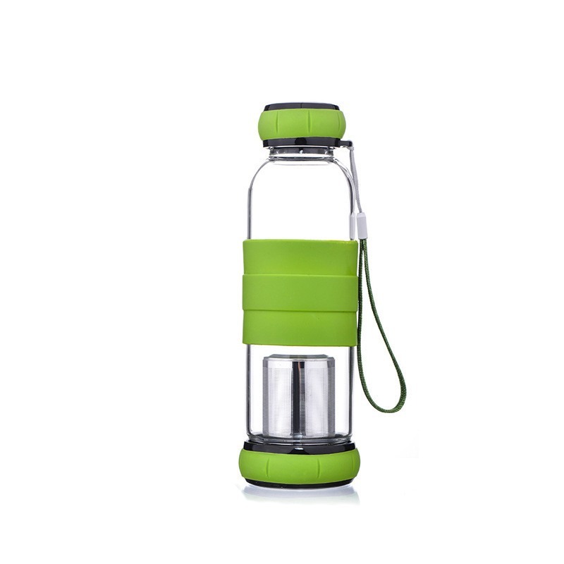 Logo Takeaway Colorful Glass Water Bottle Featured Image