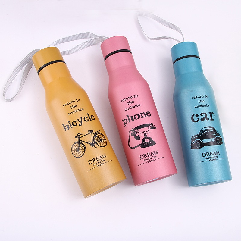 Factory best selling Motivational Water Bottle - Customized Label Simple Double Wall Sport Bottle – Jupeng