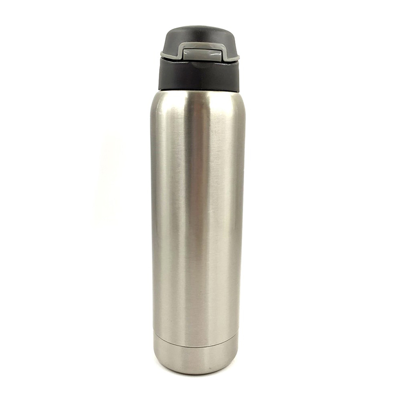Logo Printed Cold Sports Water Bottle With Straw Featured Image