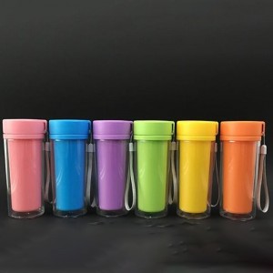 China Suppliers Double Wall Water Plastic Cup