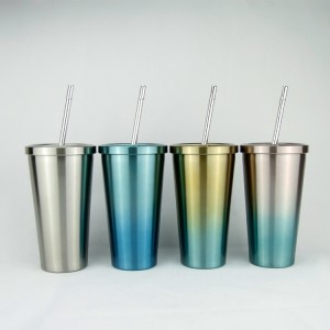 Customized Label Wholesales straw Mug