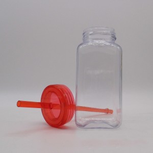 Custom Printed Cutes straw Bottle
