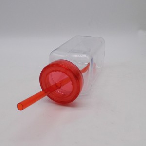 Custom Printed Cutes straw Bottle
