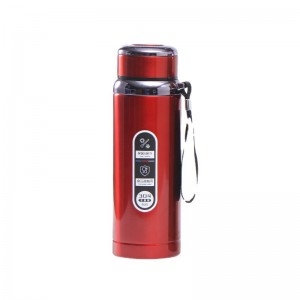 Large capacity sports kettle 304 stainless steel thermal insulation cold cup outdoor hanging rope leisure gift cup