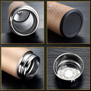 Customized Reusables Clastic Straight Thermal Flask