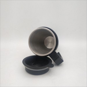 Gift Black Stainless Steel Beer Mug