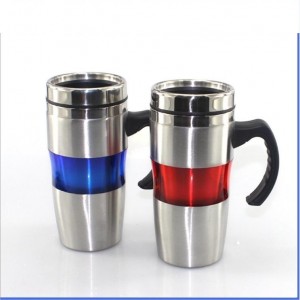 Labeling Shape Car Cup with screw lid