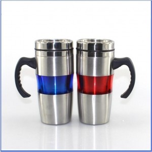Labeling Shape Car Cup with screw lid